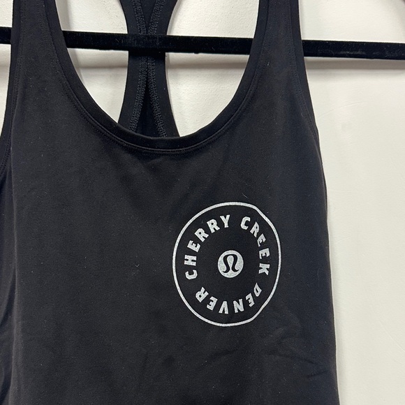 Lululemon Athletica Black Tank Top cherry creek Denver 8 - Picture 2 of 6